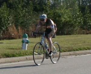 Patrick Welch at the finish
